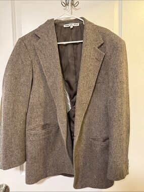Tricia Fix Butterfly Wool Tweed Blazer